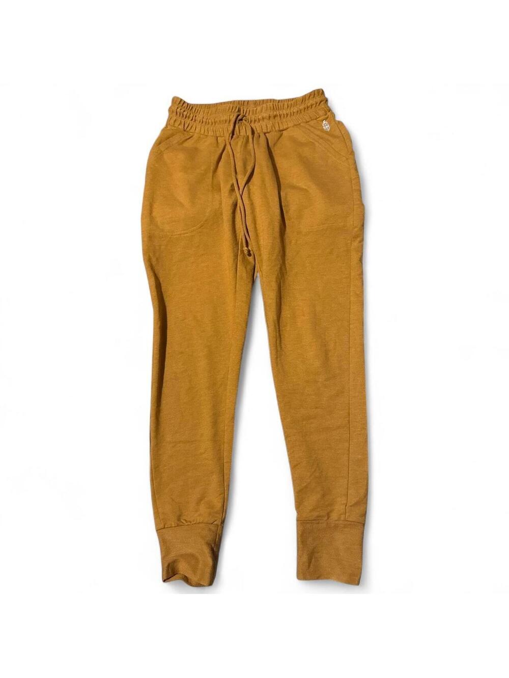 FP movement Mustard yellow joggers size S